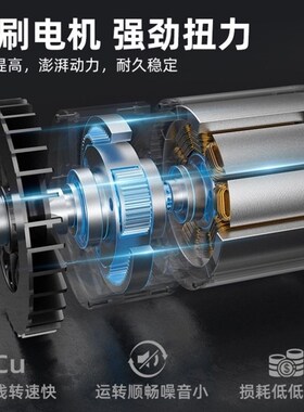 电动工具大全无刷锂电池大功率汽修大扭力充电式强力风炮冲击扳手