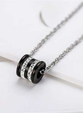 【超帅】钛钢潮男项链 男士吊坠韩版首饰品情侣 项坠个性学生配饰