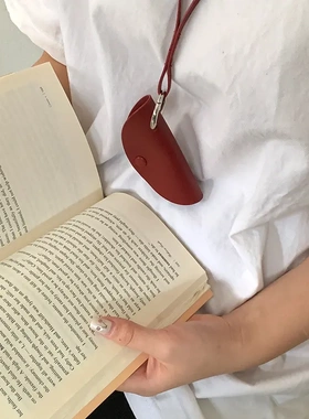 韩系ins皮质饺子包包项链挂脖眼镜包复古小众吸磁mini包挂件配饰