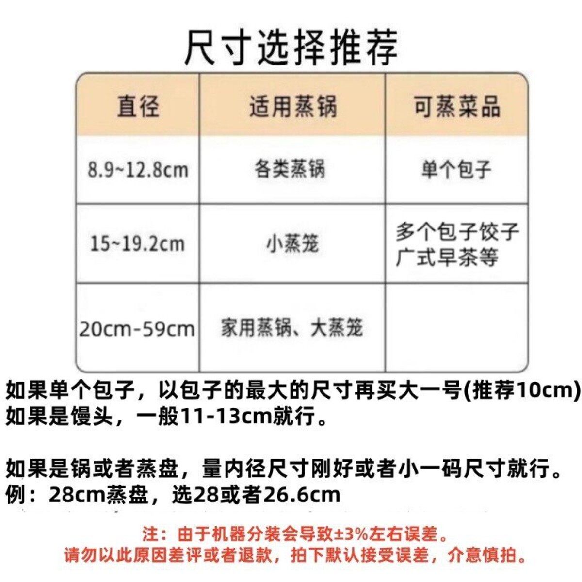 大号蒸笼纸蒸包子垫纸圆形有孔一次性食品级不粘蒸锅纸专用馒头纸,淘宝优惠券,粉丝福利购,淘宝优惠卷