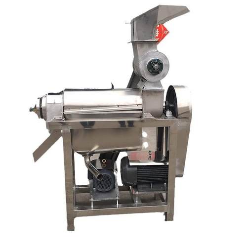 枇杷杨梅去核打浆机大型苹果螺旋脱汁机工业螺旋破碎姜榨汁机 - 图3