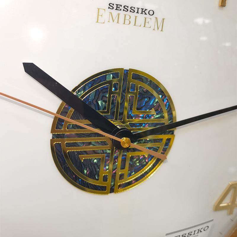 新中式高档实木客厅挂钟高级感家用时尚挂墙时钟表轻奢石英钟静音,淘宝优惠券,粉丝福利购,淘宝优惠卷