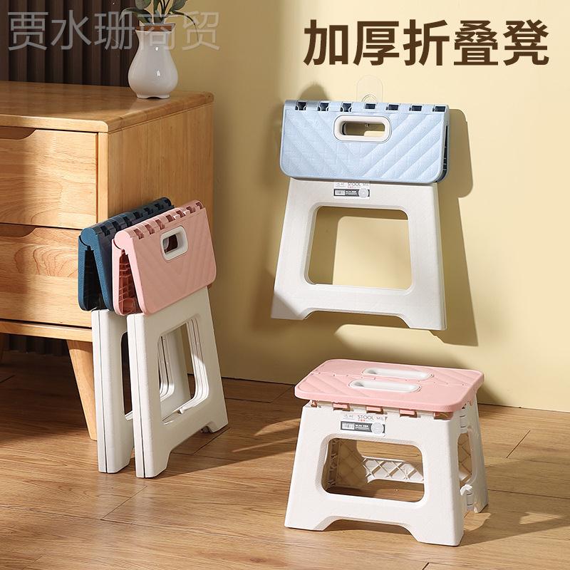 加厚塑A-99999料迷你折叠凳便携式外野露营餐椅板凳马手提式火车 - 图2