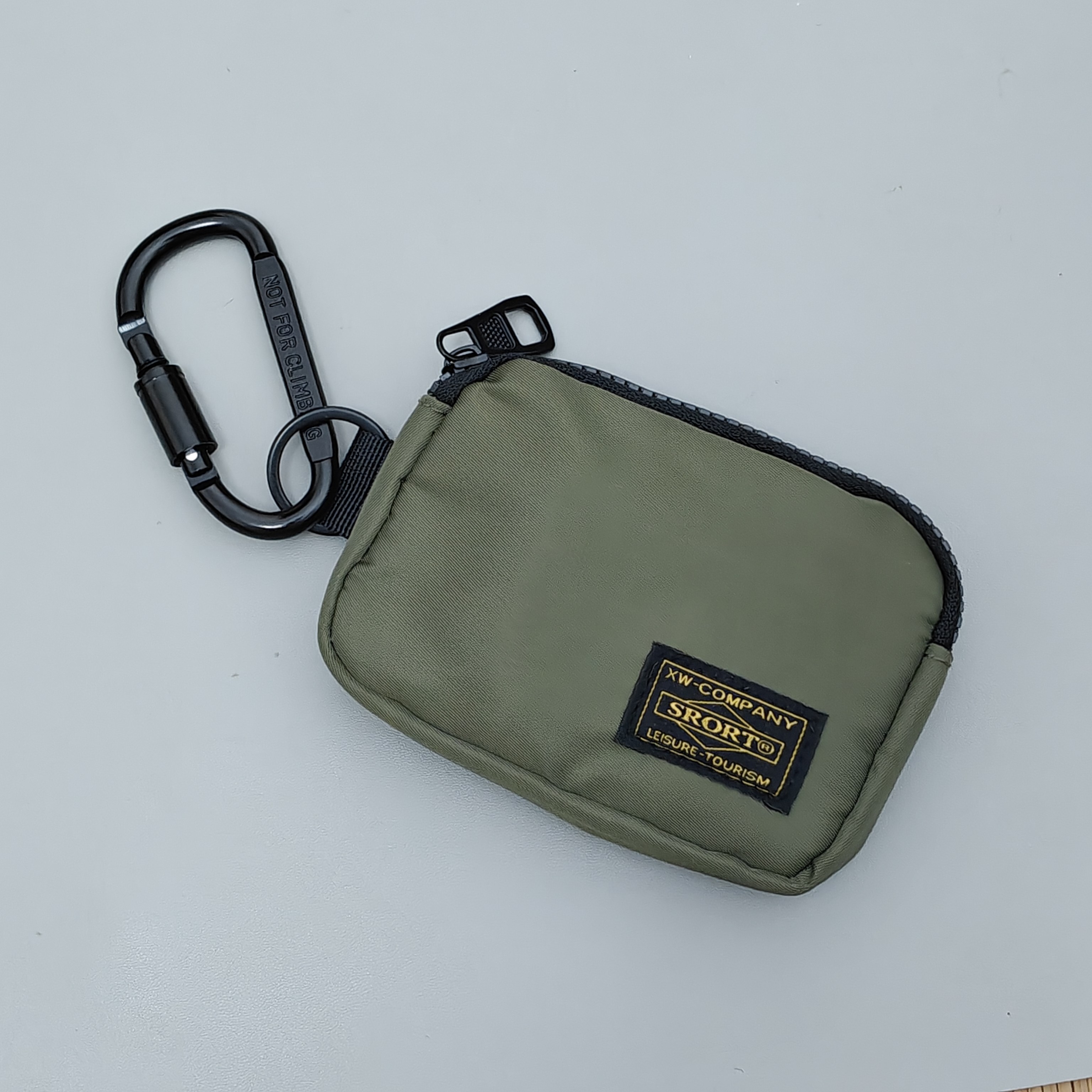 New men's key bag, outdoor sports card bag, water-repellent coin purse, thickened and wear-resistant, earphone storage bag