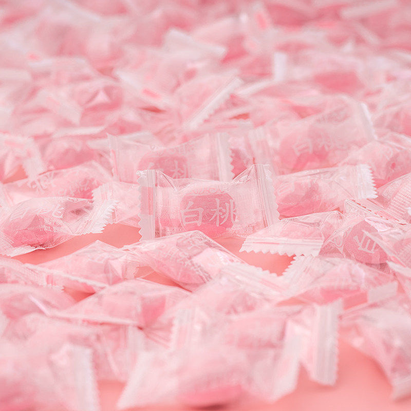 夏目友人白桃水果硬糖小零食糖果批发喜糖婚糖商用门店过新年礼物,淘宝优惠券,粉丝福利购,淘宝优惠卷