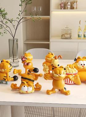 2025新款正版潮玩大加菲猫电影周边客厅办公桌面装饰生日礼物摆件