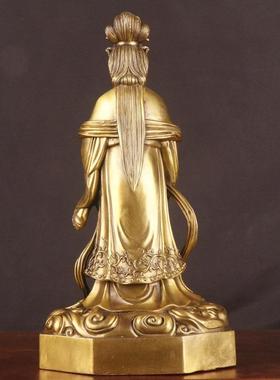 杨铜记 铜泰山奶奶 碧霞元君 铜泰山圣母 铜摆件