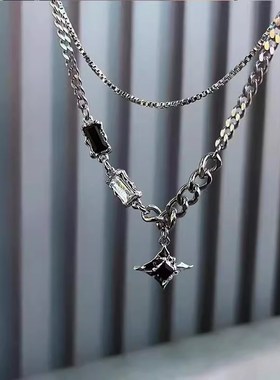 儿童项链男孩男童街舞走秀搭配装饰不掉色嘻哈小孩链子配饰潮流酷