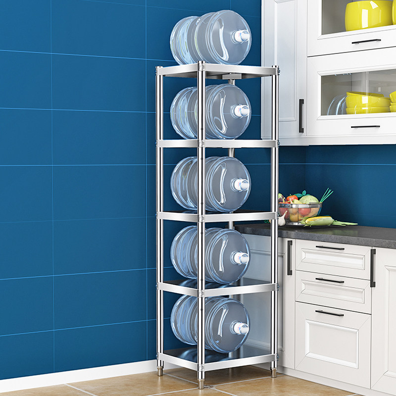 夹缝置物架不锈钢缝隙储物架落地多层置地式角架墙角厨房拐角货架,淘宝优惠券,粉丝福利购,淘宝优惠卷