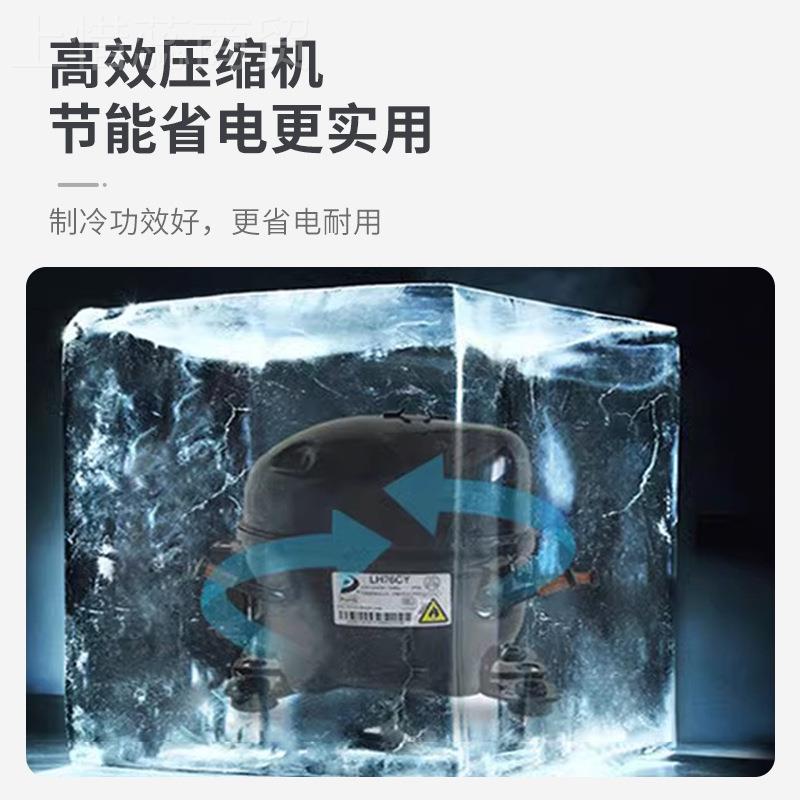 商玻用保鲜展WVV示工作台璃门冰柜保可鲜冷冻吧台用专卧式视双温 - 图1