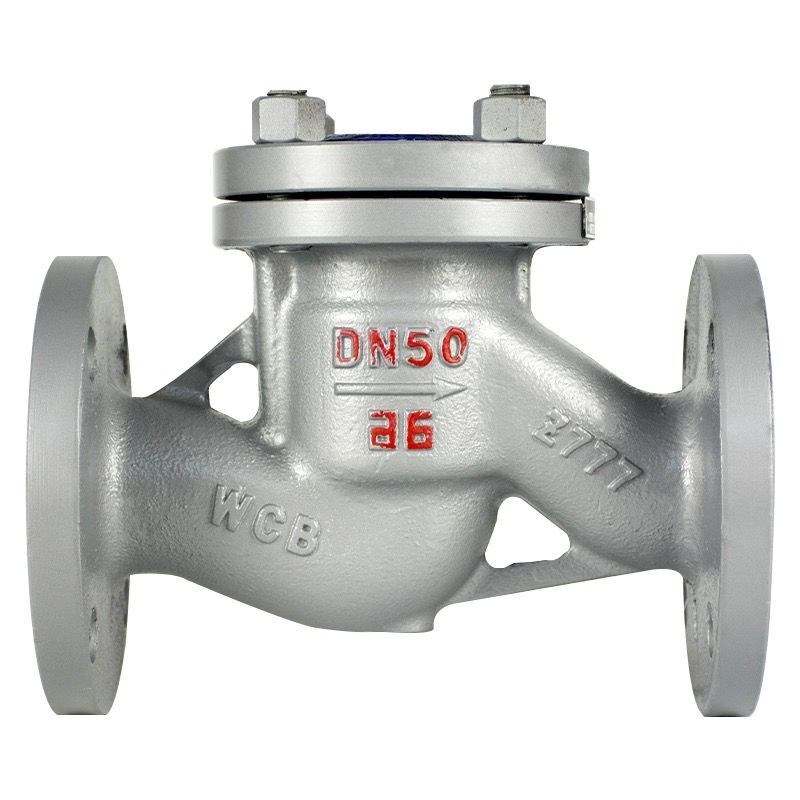 铸钢法兰升降式止回阀WCB水平卧式止逆阀单向阀高温蒸汽高压H41H - 图3