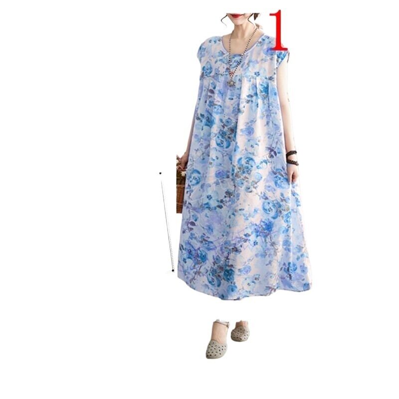 1185衣服装裁剪图纸样板新款夏季胖子大码连衣裙女宽松胖MM女装 - 图3