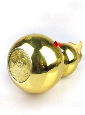 纯黄铜八卦葫芦摆件胡芦招财镇宅家居客厅装饰纯铜工艺品开业礼品