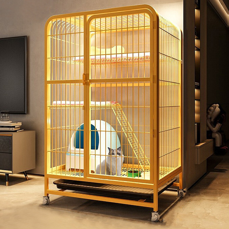 猫窝家用猫别墅猫笼一体猫空笼双层笼子上下层不占地超大自由空间,淘宝优惠券,粉丝福利购,淘宝优惠卷