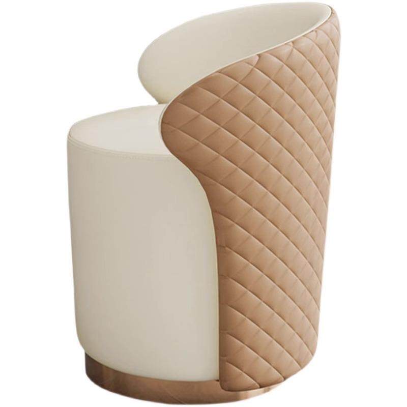 靠背凳子化妆凳轻奢卧室梳妆台椅子高级感梳妆凳圆凳家用现代简约,淘宝优惠券,粉丝福利购,淘宝优惠卷