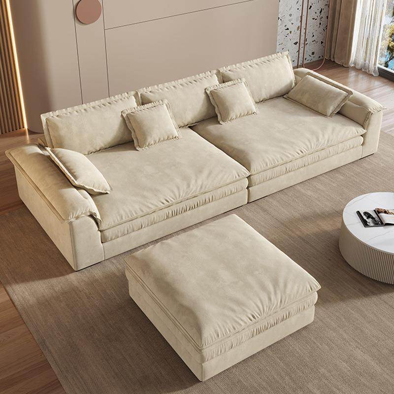 超深坐宽奶油风沙发客厅小户型科技布直排北欧简约大帆船布艺沙发,淘宝优惠券,粉丝福利购,淘宝优惠卷