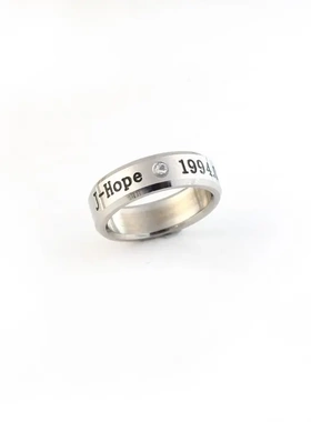 欧美热卖不锈钢戒指 s不掉色小众设计银戒指钛钢饰品指环