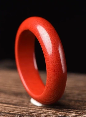 天然帝王砂原矿朱砂戒指平安本命牛年戒指情侣男女款指环