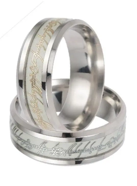 钢钛男士指环不锈钢旋转戒指链条饰品开瓶盖货源