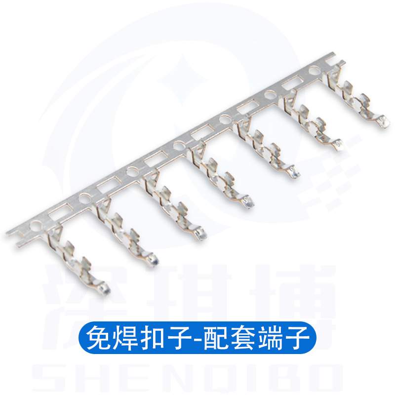 供应RGB灯带免焊卡扣 胶壳 8mm10mm 2P 4P配套端子/LED灯带连接器 - 图3