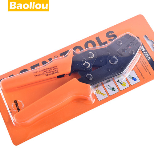 SN-02WF2C多功能剥线钳压线钳冷压端子钳棘轮式快速电工夹线钳子 - 图3