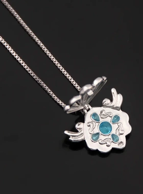 人鱼的旋律项链 七海露芝亚同款贝壳os项链 可开合吊坠