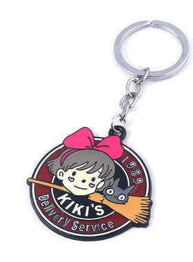 日本 魔女琪琪项链 小黑猫卡通形象挂件