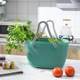 Carrying basket vegetable basket grocery shopping basket supermarket shopping basket portable large storage basket plastic laundry basket