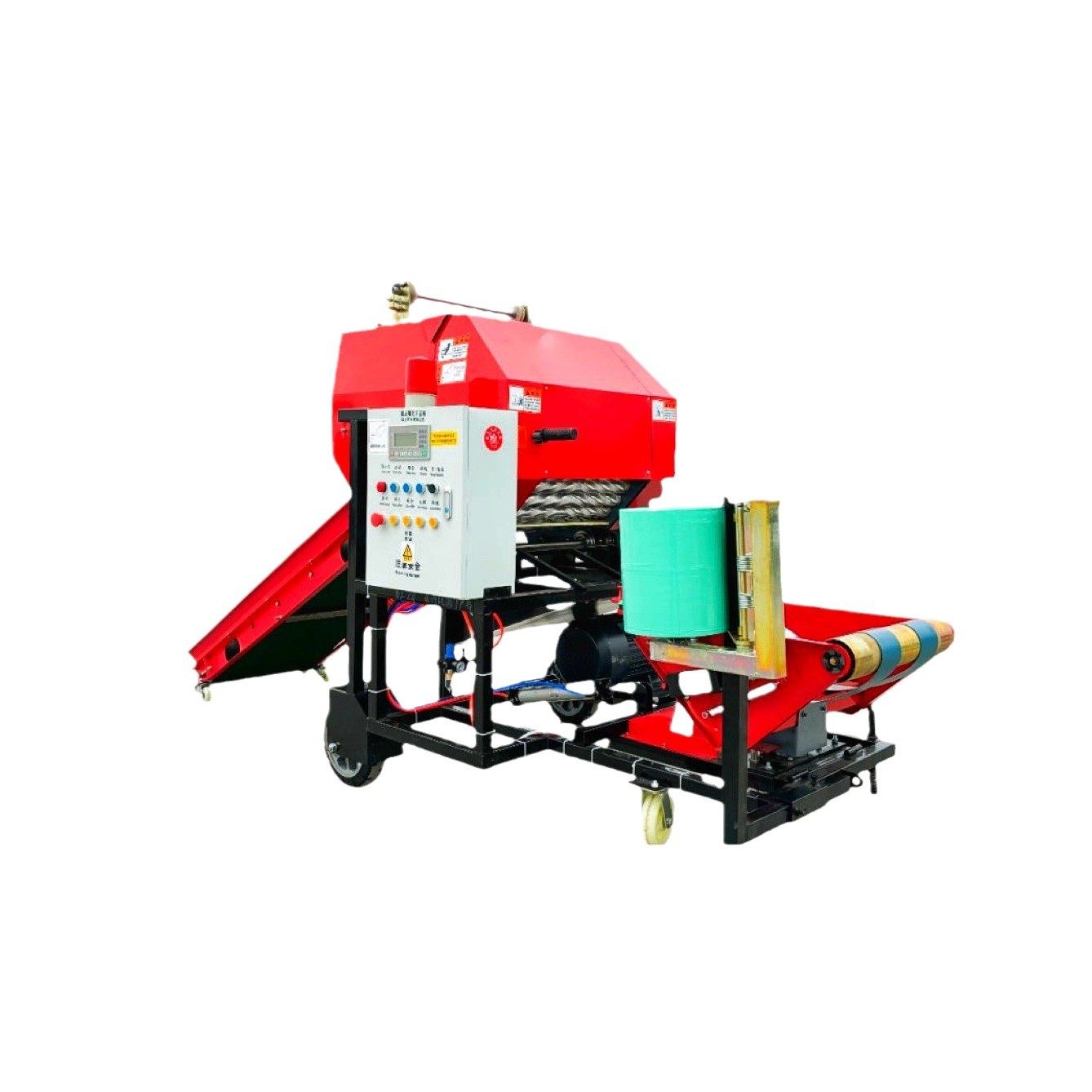 养殖专用全自动打捆包膜一体机 圆捆包膜机 青贮玉米牧草打包机,淘宝优惠券,粉丝福利购,淘宝优惠卷
