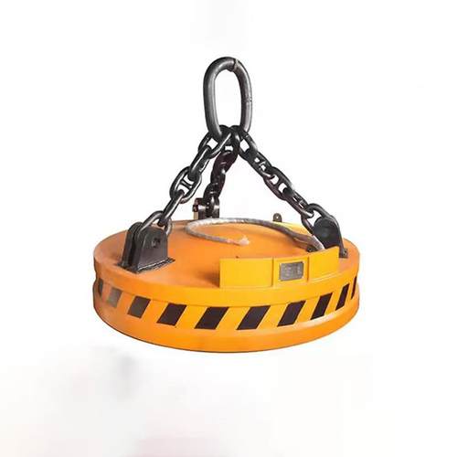 MW5型强磁电磁吸盘废旧金属搬运装卸车使用圆形电磁铁吸盘 - 图3