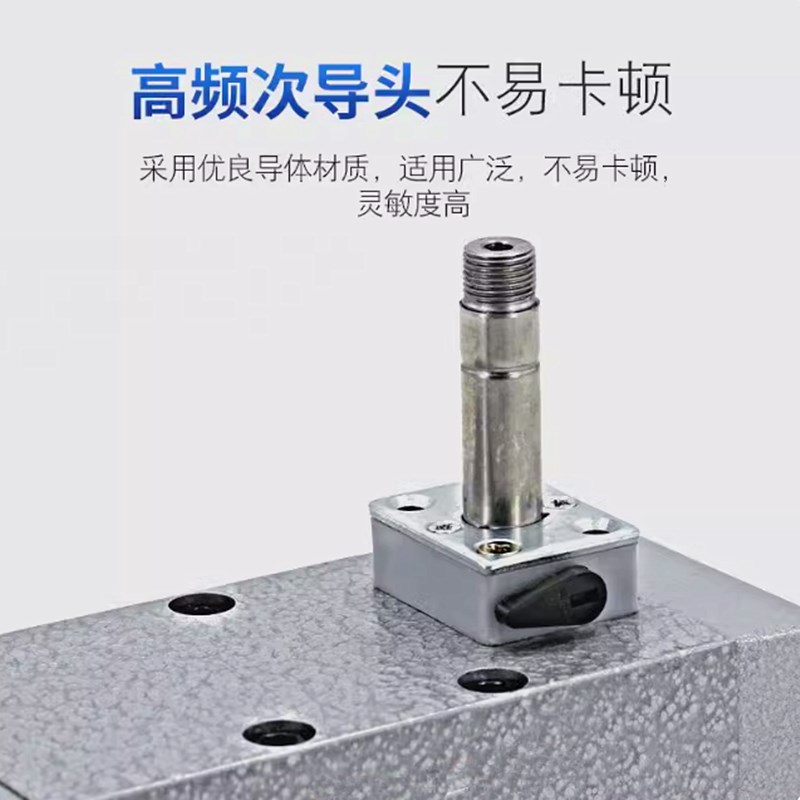 山耐斯电磁阀Q24DH-06/08/10/15二位四通单电控气动换向阀圆方头 - 图1