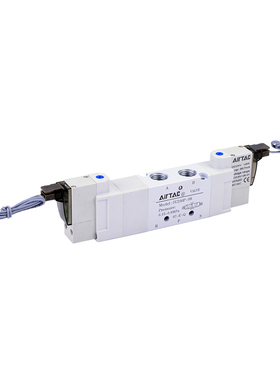 亚德客导线电磁阀 5v210-06 5V220 5V230 C/E/P-08 200低压换向阀