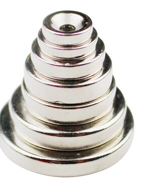 强磁铁圆形带孔磁铁圆片103-孔4mm 吸铁石 钕铁硼强力磁铁