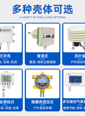 温湿度传感器485农业大棚数显温湿度计高精度工业温湿度变送器