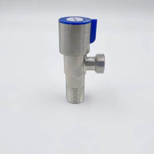 304钢加厚YIQ三角锈阀 拉丝2不0关1马桶开家用一进二出4分三角阀 - 图1