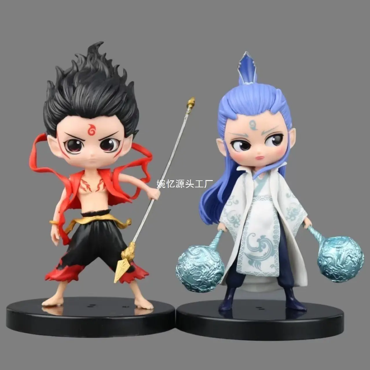 新电影哪吒之魔童闹海降世哪吒手办摆件模型玩偶敖丙男孩带土动漫 - 图1