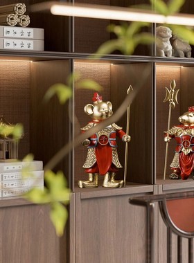 十二生肖国潮新龙年工艺品摆件玄关客厅酒柜电视柜装饰品乔迁礼物