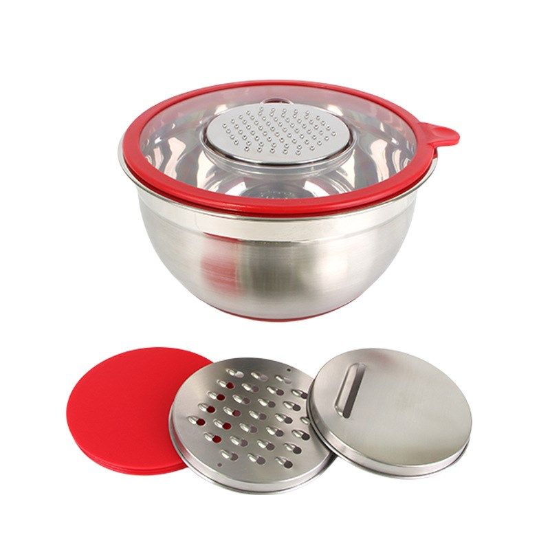 韩式刻度不锈钢沙拉碗套装搅拌碗厨房烘培盆打蛋盆料理沙拉盆大号,淘宝优惠券,粉丝福利购,淘宝优惠卷