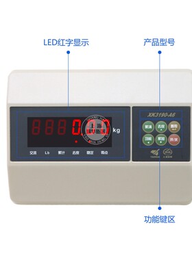 上海耀华A6仪表头电子秤电子地磅显示器称重控制仪表XK3190-A6