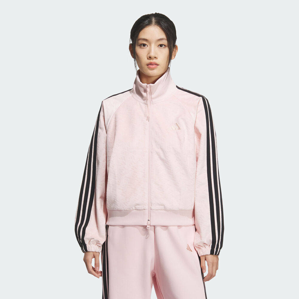 【自营】adidas阿迪达斯女三条纹运动训练休闲立领夹克外套KC0174,淘宝优惠券,粉丝福利购,淘宝优惠卷
