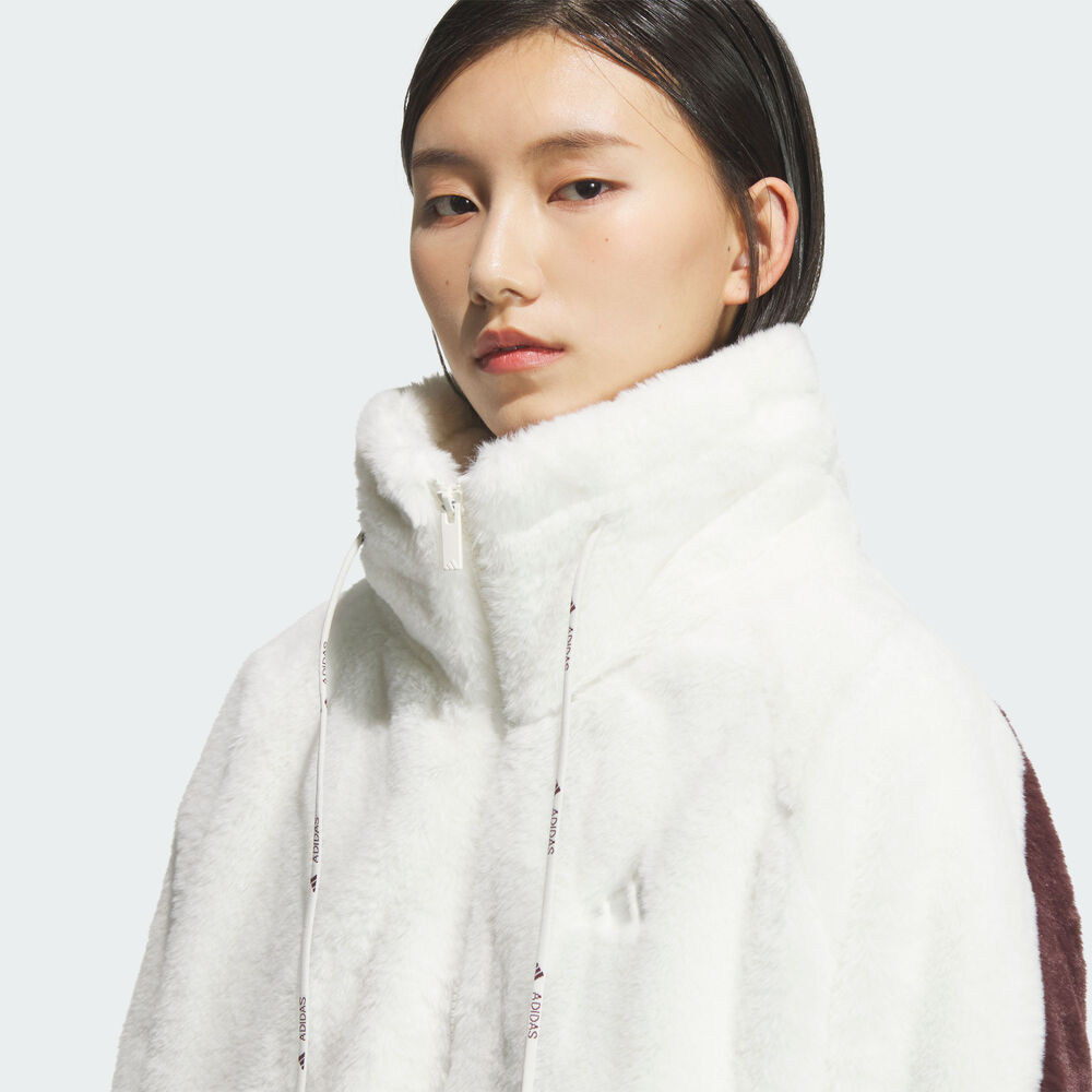 【自营】adidas阿迪达斯女子运动训练休闲宽松立领夹克外套KC0079,淘宝优惠券,粉丝福利购,淘宝优惠卷