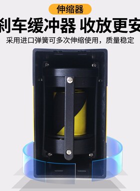磁吸式挂壁式伸缩隔离带挂扣警示带强力磁铁挂墙警戒带2米5米10米