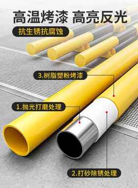 钢管挡车器定位止退器倒车限位器汽车停车位地挡器阻车器轮防撞杆