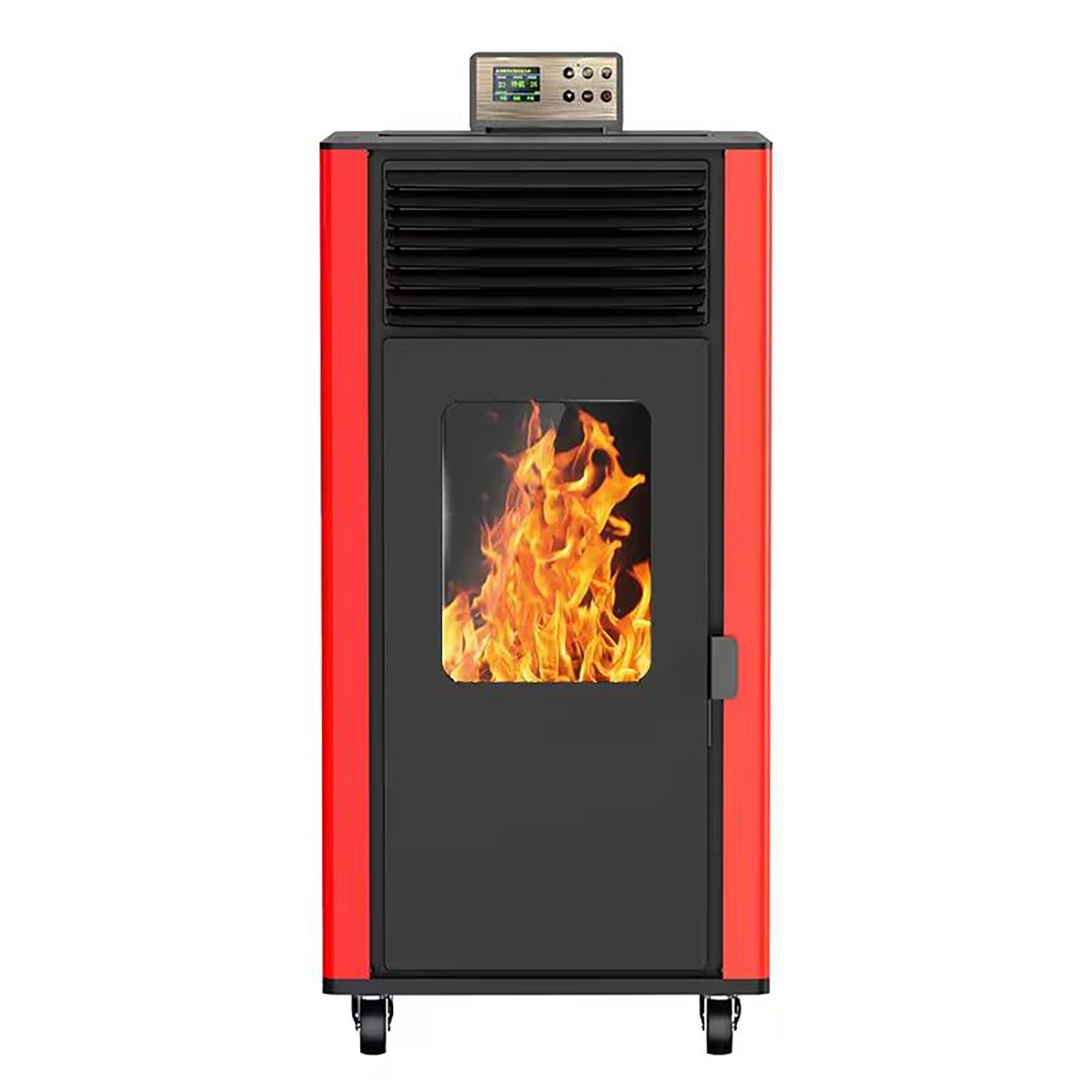 新型冬季生物质颗粒采暖炉家用室内环保烧燃料柴火智能无烟取暖炉,淘宝优惠券,粉丝福利购,淘宝优惠卷