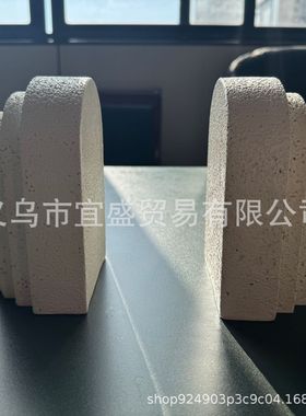 挡板创意特色摆件白色系装饰品设计树脂工艺品家居庭院