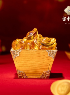 吉中吉·铜 x 妈祖文创《日进斗金》铜摆件文创家居桌面装饰品