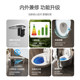 Household toilet with high power and unplugged flushing egg shape