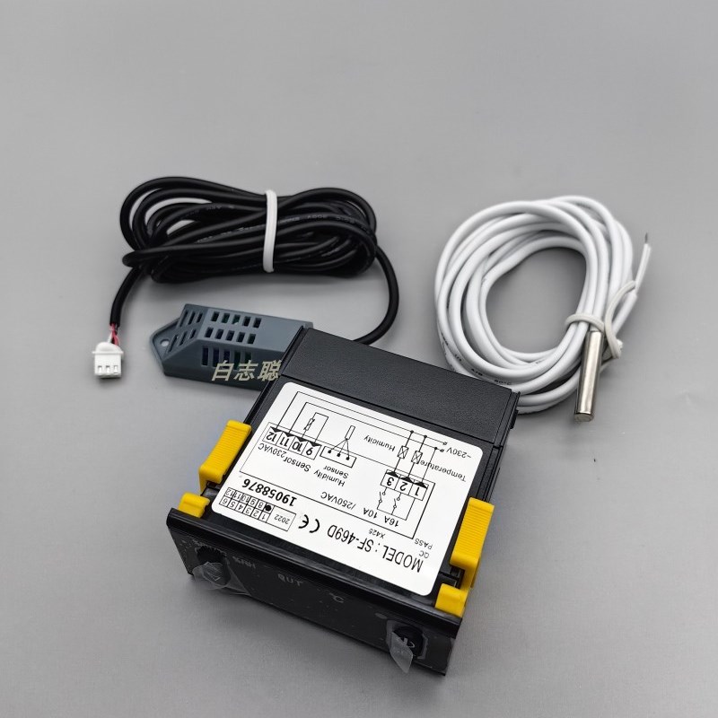 SF-469 温湿度控制器 温度湿度双 加控制双控双温控器温度器智能 - 图0