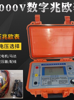 ZY2671B 5000V数字兆欧表绝缘电阻测试仪数显电阻仪电动摇表