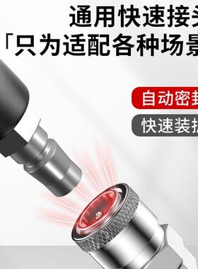 高压吹尘枪气泵喷枪除尘吹灰货车气吹风枪带接头加长气动清洗工具